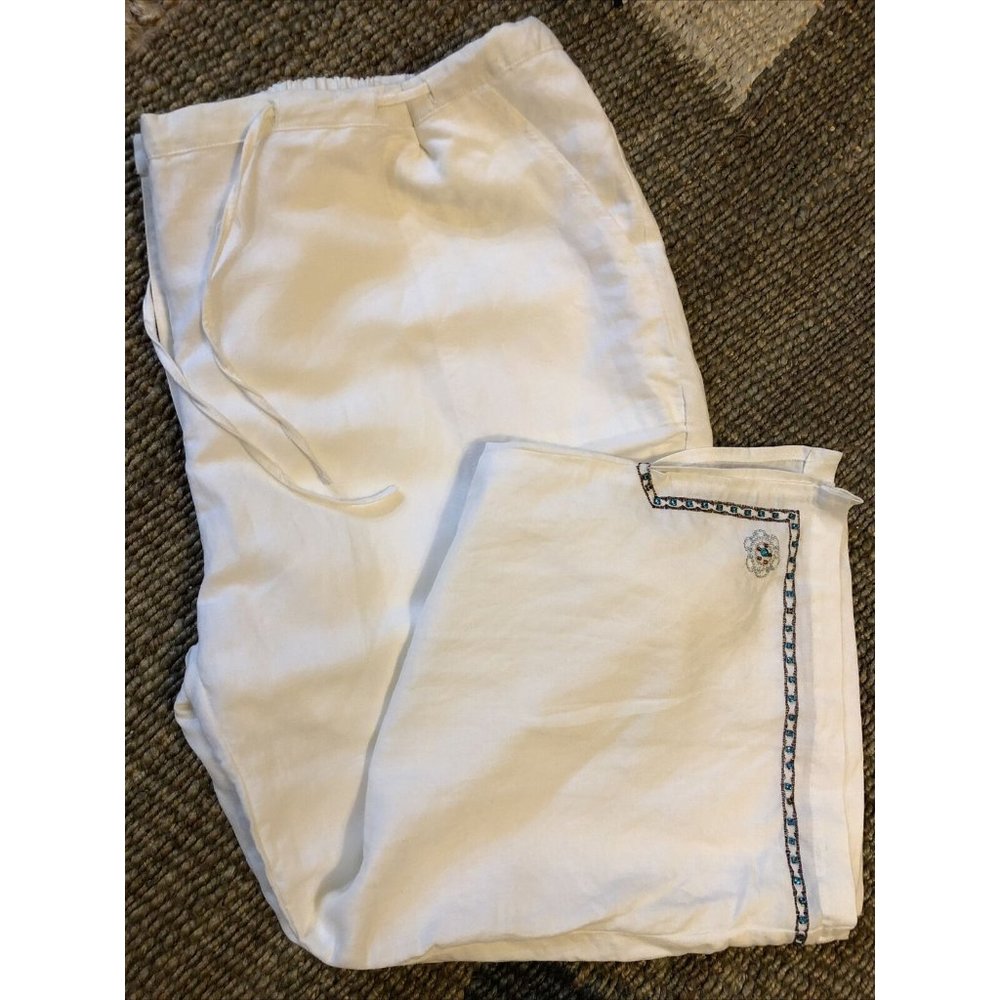 Contact Plus New York White Capris 3X